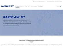 Tablet Screenshot of kariplast.fi